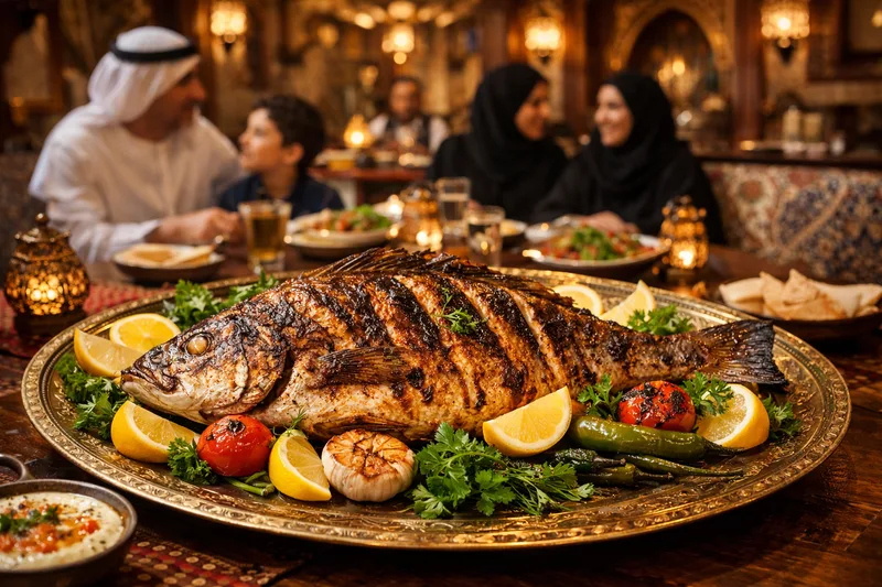 Abo Ali Restaurant & Cafe: лучший ресторан морепродуктов в Dubai