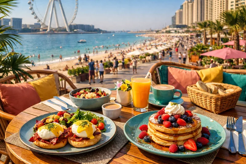 Eggspectation Restaurant Cafe JBR: ресторан на весь день в Jumeirah Beach Residence