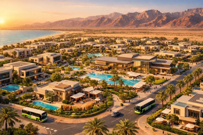 Wynn Resorts представляет Oasis, A Wynn Community — специально построенный жилой комплекс для персонала Wynn Al Marjan Island